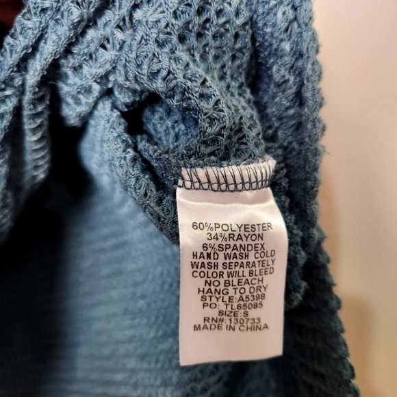 Umgee Open Knit Oversized Sweater Pullover - Picture 7 of 10